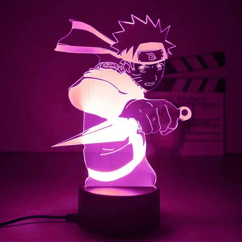 Lámpara de noche LED 3D Naruto Shippuden – Naruto