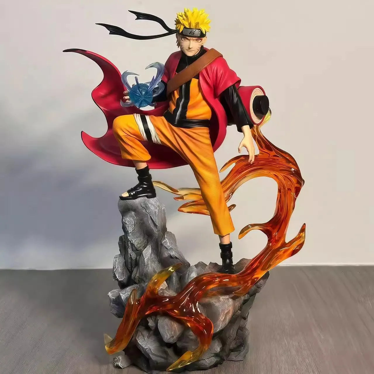Figura de acción de anime de Naruto de 22 cm, Uzumaki Naruto, Uchiha Sasuke, modelo de acción, estatua de PVC, adorno de escritorio, colección de juguetes, regalo