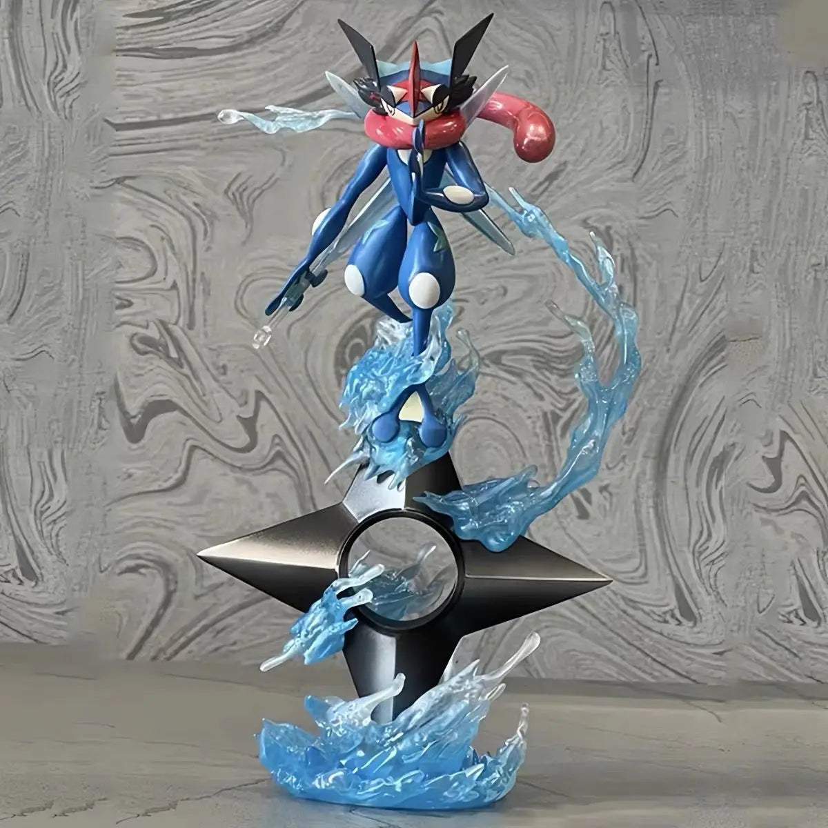Figura de juguete Greninja de dibujos animados, 18cm, linda, de PVC, modelo de decoración, regalos de Navidad, juguetes para niños, en Stock