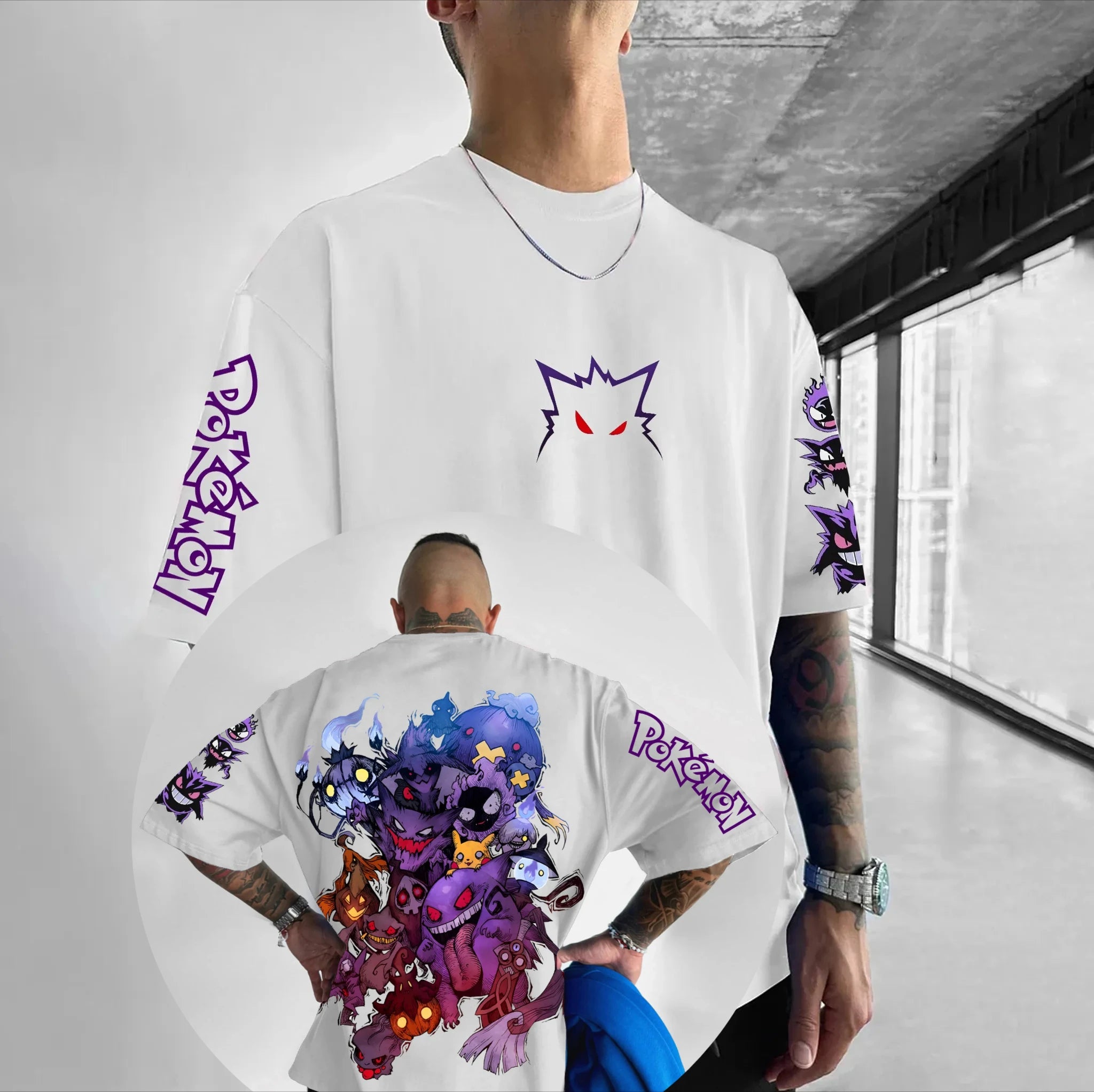 Camiseta Oversize Gengar – Pokémon