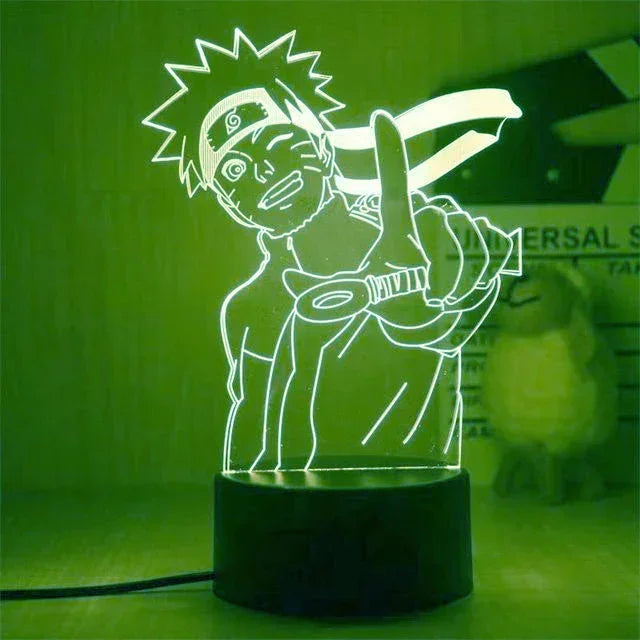 Lámpara de noche LED 3D – Naruto