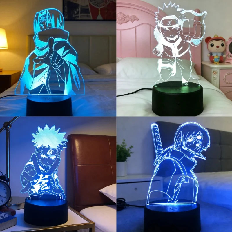 Veilleuse 3D LED Naruto & Akatsuki – Naruto