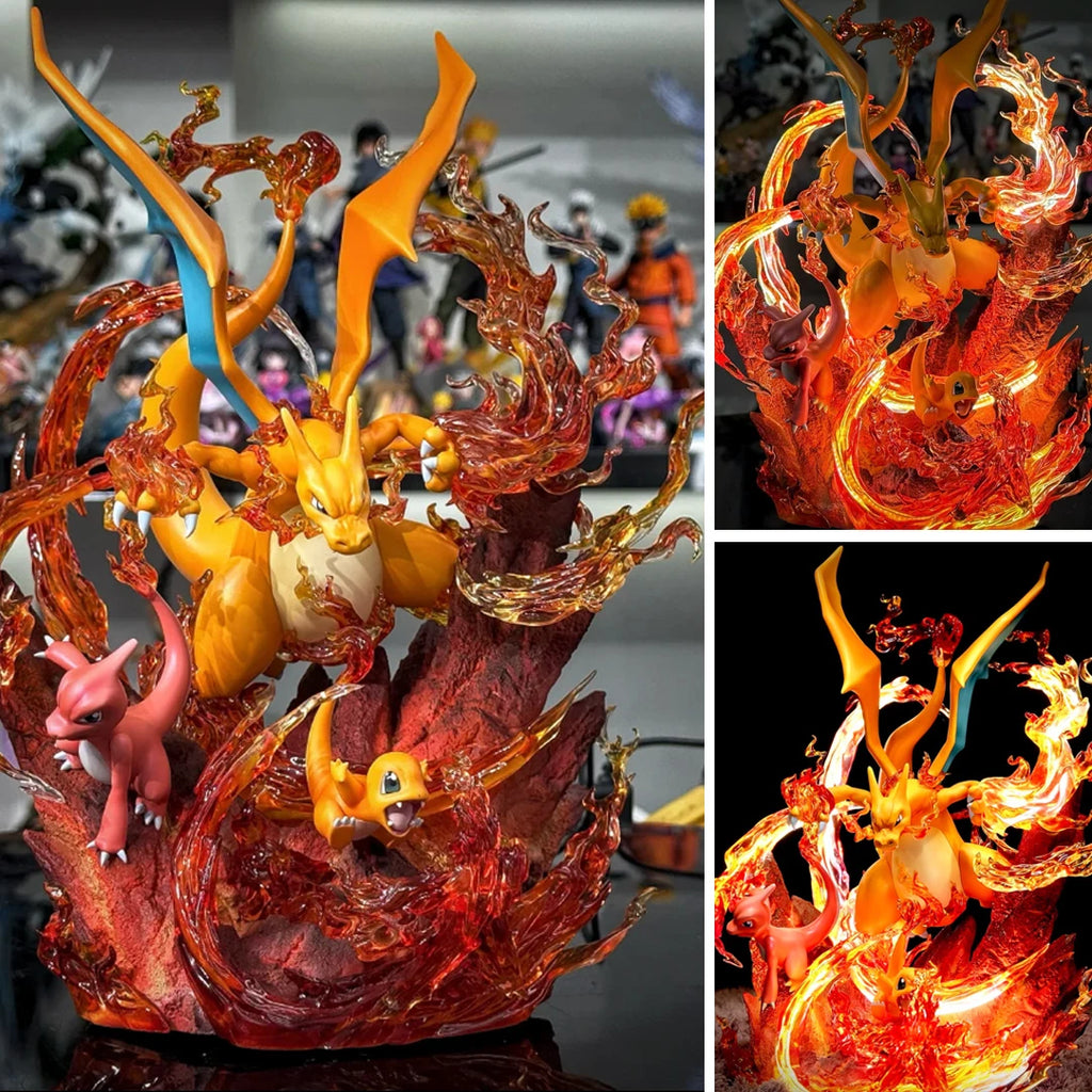Figura Familia Charizard – Pokémon