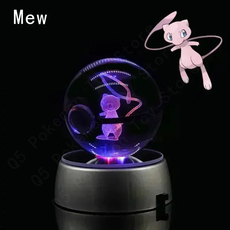 Lampe Cristal Pokémon 3D