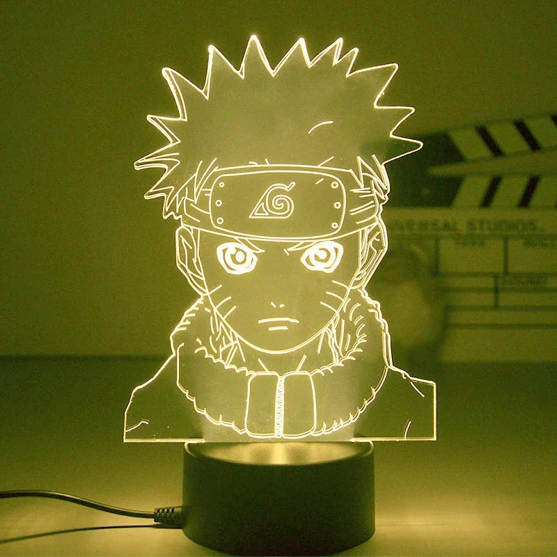 Lámpara de noche LED 3D – Naruto